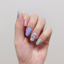 Load image into Gallery viewer, Buy English Floral Premium Designer Nail Polish Wraps & Semicured Gel Nail Stickers at the lowest price in Singapore from NAILWRAP.CO. Worldwide Shipping. Achieve instant designer nail art manicure in under 10 minutes - perfect for bridal, wedding and special occasion.