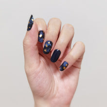 Load image into Gallery viewer, Buy Blue Odyssey Premium Designer Nail Polish Wraps & Semicured Gel Nail Stickers at the lowest price in Singapore from NAILWRAP.CO. Worldwide Shipping. Achieve instant designer nail art manicure in under 10 minutes - perfect for bridal, wedding and special occasion.