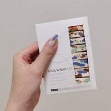 Load image into Gallery viewer, Buy Autumn Abstract Premium Designer Nail Polish Wraps & Semicured Gel Nail Stickers at the lowest price in Singapore from NAILWRAP.CO. Worldwide Shipping. Achieve instant designer nail art manicure in under 10 minutes - perfect for bridal, wedding and special occasion.
