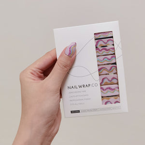 Buy Glitter Swirls Premium Designer Nail Polish Wraps & Semicured Gel Nail Stickers at the lowest price in Singapore from NAILWRAP.CO. Worldwide Shipping. Achieve instant designer nail art manicure in under 10 minutes - perfect for bridal, wedding and special occasion.