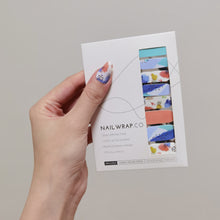 Load image into Gallery viewer, Buy Summer Glow Premium Designer Nail Polish Wraps & Semicured Gel Nail Stickers at the lowest price in Singapore from NAILWRAP.CO. Worldwide Shipping. Achieve instant designer nail art manicure in under 10 minutes - perfect for bridal, wedding and special occasion.