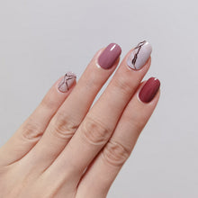 Load image into Gallery viewer, Buy Casual Elegance Premium Designer Nail Polish Wraps & Semicured Gel Nail Stickers at the lowest price in Singapore from NAILWRAP.CO. Worldwide Shipping. Achieve instant designer nail art manicure in under 10 minutes - perfect for bridal, wedding and special occasion.