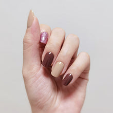 Load image into Gallery viewer, Buy Tiramisu Palette (Solid) Premium Designer Nail Polish Wraps & Semicured Gel Nail Stickers at the lowest price in Singapore from NAILWRAP.CO. Worldwide Shipping. Achieve instant designer nail art manicure in under 10 minutes - perfect for bridal, wedding and special occasion.