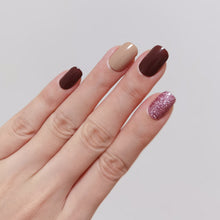 Load image into Gallery viewer, Buy Tiramisu Palette (Solid) Premium Designer Nail Polish Wraps &amp; Semicured Gel Nail Stickers at the lowest price in Singapore from NAILWRAP.CO. Worldwide Shipping. Achieve instant designer nail art manicure in under 10 minutes - perfect for bridal, wedding and special occasion.