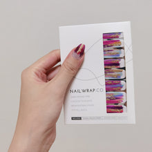 Load image into Gallery viewer, Buy Glitter Joy Premium Designer Nail Polish Wraps & Semicured Gel Nail Stickers at the lowest price in Singapore from NAILWRAP.CO. Worldwide Shipping. Achieve instant designer nail art manicure in under 10 minutes - perfect for bridal, wedding and special occasion.