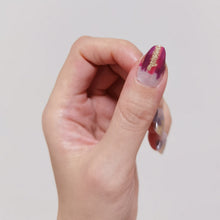Load image into Gallery viewer, Buy Glitter Joy Premium Designer Nail Polish Wraps & Semicured Gel Nail Stickers at the lowest price in Singapore from NAILWRAP.CO. Worldwide Shipping. Achieve instant designer nail art manicure in under 10 minutes - perfect for bridal, wedding and special occasion.