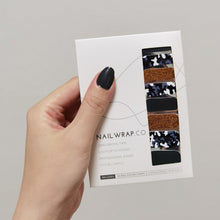 Load image into Gallery viewer, Buy Camo Glitz Premium Designer Nail Polish Wraps & Semicured Gel Nail Stickers at the lowest price in Singapore from NAILWRAP.CO. Worldwide Shipping. Achieve instant designer nail art manicure in under 10 minutes - perfect for bridal, wedding and special occasion.