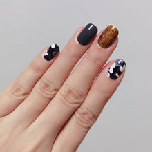 Load image into Gallery viewer, Buy Camo Glitz Premium Designer Nail Polish Wraps & Semicured Gel Nail Stickers at the lowest price in Singapore from NAILWRAP.CO. Worldwide Shipping. Achieve instant designer nail art manicure in under 10 minutes - perfect for bridal, wedding and special occasion.