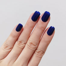 Load image into Gallery viewer, Buy You Blue Me Away (Solid) Premium Designer Nail Polish Wraps & Semicured Gel Nail Stickers at the lowest price in Singapore from NAILWRAP.CO. Worldwide Shipping. Achieve instant designer nail art manicure in under 10 minutes - perfect for bridal, wedding and special occasion.