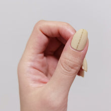 Load image into Gallery viewer, Buy Hint of Gold Premium Designer Nail Polish Wraps & Semicured Gel Nail Stickers at the lowest price in Singapore from NAILWRAP.CO. Worldwide Shipping. Achieve instant designer nail art manicure in under 10 minutes - perfect for bridal, wedding and special occasion.