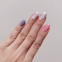 Load image into Gallery viewer, Buy Kimono Premium Designer Nail Polish Wraps & Semicured Gel Nail Stickers at the lowest price in Singapore from NAILWRAP.CO. Worldwide Shipping. Achieve instant designer nail art manicure in under 10 minutes - perfect for bridal, wedding and special occasion.