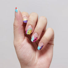 Load image into Gallery viewer, Buy Tropical Lovin' Premium Designer Nail Polish Wraps & Semicured Gel Nail Stickers at the lowest price in Singapore from NAILWRAP.CO. Worldwide Shipping. Achieve instant designer nail art manicure in under 10 minutes - perfect for bridal, wedding and special occasion.