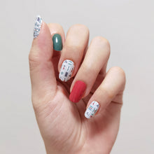 Load image into Gallery viewer, Buy Mahjong Madness 🀄 Premium Designer Nail Polish Wraps & Semicured Gel Nail Stickers at the lowest price in Singapore from NAILWRAP.CO. Worldwide Shipping. Achieve instant designer nail art manicure in under 10 minutes - perfect for bridal, wedding and special occasion.