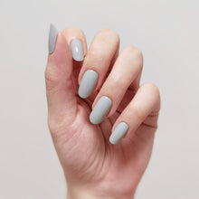 Load image into Gallery viewer, Buy Steely Gaze (Solid) Premium Designer Nail Polish Wraps & Semicured Gel Nail Stickers at the lowest price in Singapore from NAILWRAP.CO. Worldwide Shipping. Achieve instant designer nail art manicure in under 10 minutes - perfect for bridal, wedding and special occasion.