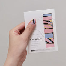 Load image into Gallery viewer, Buy Making Waves Premium Designer Nail Polish Wraps & Semicured Gel Nail Stickers at the lowest price in Singapore from NAILWRAP.CO. Worldwide Shipping. Achieve instant designer nail art manicure in under 10 minutes - perfect for bridal, wedding and special occasion.