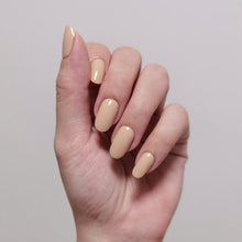 Load image into Gallery viewer, Buy Tan (Solid) Premium Designer Nail Polish Wraps & Semicured Gel Nail Stickers at the lowest price in Singapore from NAILWRAP.CO. Worldwide Shipping. Achieve instant designer nail art manicure in under 10 minutes - perfect for bridal, wedding and special occasion.