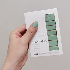 Buy Green Silk (Solid) Premium Designer Nail Polish Wraps & Semicured Gel Nail Stickers at the lowest price in Singapore from NAILWRAP.CO. Worldwide Shipping. Achieve instant designer nail art manicure in under 10 minutes - perfect for bridal, wedding and special occasion.