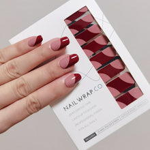Load image into Gallery viewer, Buy Strawberry Milk Tea Premium Designer Nail Polish Wraps & Semicured Gel Nail Stickers at the lowest price in Singapore from NAILWRAP.CO. Worldwide Shipping. Achieve instant designer nail art manicure in under 10 minutes - perfect for bridal, wedding and special occasion.
