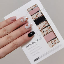 Load image into Gallery viewer, Buy Pink Spots Premium Designer Nail Polish Wraps & Semicured Gel Nail Stickers at the lowest price in Singapore from NAILWRAP.CO. Worldwide Shipping. Achieve instant designer nail art manicure in under 10 minutes - perfect for bridal, wedding and special occasion.