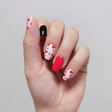 Load image into Gallery viewer, Buy Shape of My Heart ❤️ Premium Designer Nail Polish Wraps & Semicured Gel Nail Stickers at the lowest price in Singapore from NAILWRAP.CO. Worldwide Shipping. Achieve instant designer nail art manicure in under 10 minutes - perfect for bridal, wedding and special occasion.