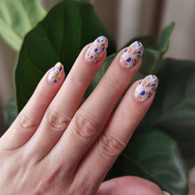 Load image into Gallery viewer, Buy Terrazzo Gem Premium Designer Nail Polish Wraps & Semicured Gel Nail Stickers at the lowest price in Singapore from NAILWRAP.CO. Worldwide Shipping. Achieve instant designer nail art manicure in under 10 minutes - perfect for bridal, wedding and special occasion.