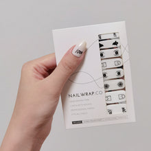 Load image into Gallery viewer, Buy Creep It Real Overlay 🕸️ Premium Designer Nail Polish Wraps & Semicured Gel Nail Stickers at the lowest price in Singapore from NAILWRAP.CO. Worldwide Shipping. Achieve instant designer nail art manicure in under 10 minutes - perfect for bridal, wedding and special occasion.