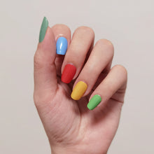 Load image into Gallery viewer, Buy Island Vibes Palette (Solid) Premium Designer Nail Polish Wraps & Semicured Gel Nail Stickers at the lowest price in Singapore from NAILWRAP.CO. Worldwide Shipping. Achieve instant designer nail art manicure in under 10 minutes - perfect for bridal, wedding and special occasion.
