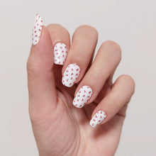 Load image into Gallery viewer, Buy Cherry ๐ Premium Designer Nail Polish Wraps & Semicured Gel Nail Stickers at the lowest price in Singapore from NAILWRAP.CO. Worldwide Shipping. Achieve instant designer nail art manicure in under 10 minutes - perfect for bridal, wedding and special occasion.