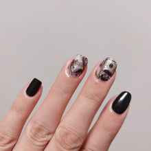 Load image into Gallery viewer, Buy Know Your Worth 💵 Premium Designer Nail Polish Wraps & Semicured Gel Nail Stickers at the lowest price in Singapore from NAILWRAP.CO. Worldwide Shipping. Achieve instant designer nail art manicure in under 10 minutes - perfect for bridal, wedding and special occasion.