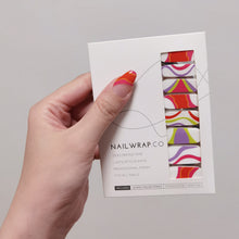 Load image into Gallery viewer, Buy Sun Glow Premium Designer Nail Polish Wraps & Semicured Gel Nail Stickers at the lowest price in Singapore from NAILWRAP.CO. Worldwide Shipping. Achieve instant designer nail art manicure in under 10 minutes - perfect for bridal, wedding and special occasion.