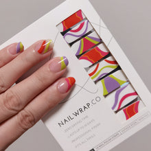 Load image into Gallery viewer, Buy Sun Glow Premium Designer Nail Polish Wraps & Semicured Gel Nail Stickers at the lowest price in Singapore from NAILWRAP.CO. Worldwide Shipping. Achieve instant designer nail art manicure in under 10 minutes - perfect for bridal, wedding and special occasion.
