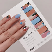 Load image into Gallery viewer, Buy Positively Palm Premium Designer Nail Polish Wraps & Semicured Gel Nail Stickers at the lowest price in Singapore from NAILWRAP.CO. Worldwide Shipping. Achieve instant designer nail art manicure in under 10 minutes - perfect for bridal, wedding and special occasion.