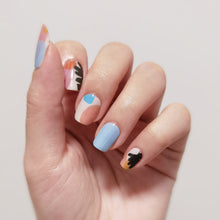 Load image into Gallery viewer, Buy Positively Palm Premium Designer Nail Polish Wraps & Semicured Gel Nail Stickers at the lowest price in Singapore from NAILWRAP.CO. Worldwide Shipping. Achieve instant designer nail art manicure in under 10 minutes - perfect for bridal, wedding and special occasion.