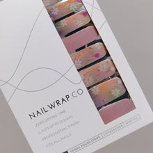 Load image into Gallery viewer, Buy Floral Melody Premium Designer Nail Polish Wraps & Semicured Gel Nail Stickers at the lowest price in Singapore from NAILWRAP.CO. Worldwide Shipping. Achieve instant designer nail art manicure in under 10 minutes - perfect for bridal, wedding and special occasion.