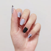Load image into Gallery viewer, Buy In the Shadows Premium Designer Nail Polish Wraps & Semicured Gel Nail Stickers at the lowest price in Singapore from NAILWRAP.CO. Worldwide Shipping. Achieve instant designer nail art manicure in under 10 minutes - perfect for bridal, wedding and special occasion.