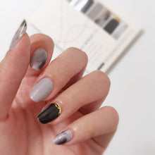 Load image into Gallery viewer, Buy In the Shadows Premium Designer Nail Polish Wraps & Semicured Gel Nail Stickers at the lowest price in Singapore from NAILWRAP.CO. Worldwide Shipping. Achieve instant designer nail art manicure in under 10 minutes - perfect for bridal, wedding and special occasion.