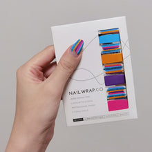Load image into Gallery viewer, Buy There She Glows Premium Designer Nail Polish Wraps & Semicured Gel Nail Stickers at the lowest price in Singapore from NAILWRAP.CO. Worldwide Shipping. Achieve instant designer nail art manicure in under 10 minutes - perfect for bridal, wedding and special occasion.