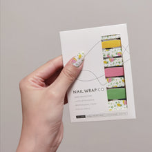 Load image into Gallery viewer, Buy Lemon Squeeze ๐ Premium Designer Nail Polish Wraps & Semicured Gel Nail Stickers at the lowest price in Singapore from NAILWRAP.CO. Worldwide Shipping. Achieve instant designer nail art manicure in under 10 minutes - perfect for bridal, wedding and special occasion.