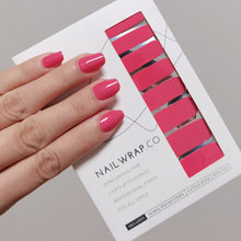 Load image into Gallery viewer, Buy Cherry Brandy (Solid) Premium Designer Nail Polish Wraps &amp; Semicured Gel Nail Stickers at the lowest price in Singapore from NAILWRAP.CO. Worldwide Shipping. Achieve instant designer nail art manicure in under 10 minutes - perfect for bridal, wedding and special occasion.