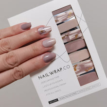 Load image into Gallery viewer, Buy Princess Charming Premium Designer Nail Polish Wraps & Semicured Gel Nail Stickers at the lowest price in Singapore from NAILWRAP.CO. Worldwide Shipping. Achieve instant designer nail art manicure in under 10 minutes - perfect for bridal, wedding and special occasion.