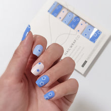 Load image into Gallery viewer, Buy Petite Florals Premium Designer Nail Polish Wraps & Semicured Gel Nail Stickers at the lowest price in Singapore from NAILWRAP.CO. Worldwide Shipping. Achieve instant designer nail art manicure in under 10 minutes - perfect for bridal, wedding and special occasion.