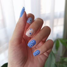 Load image into Gallery viewer, Buy Petite Florals Premium Designer Nail Polish Wraps & Semicured Gel Nail Stickers at the lowest price in Singapore from NAILWRAP.CO. Worldwide Shipping. Achieve instant designer nail art manicure in under 10 minutes - perfect for bridal, wedding and special occasion.