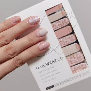 Buy Coco Premium Designer Nail Polish Wraps & Semicured Gel Nail Stickers at the lowest price in Singapore from NAILWRAP.CO. Worldwide Shipping. Achieve instant designer nail art manicure in under 10 minutes - perfect for bridal, wedding and special occasion.