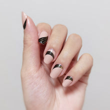 Load image into Gallery viewer, Buy Mod Parade Premium Designer Nail Polish Wraps & Semicured Gel Nail Stickers at the lowest price in Singapore from NAILWRAP.CO. Worldwide Shipping. Achieve instant designer nail art manicure in under 10 minutes - perfect for bridal, wedding and special occasion.