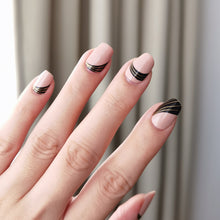 Load image into Gallery viewer, Buy Mod Parade Premium Designer Nail Polish Wraps & Semicured Gel Nail Stickers at the lowest price in Singapore from NAILWRAP.CO. Worldwide Shipping. Achieve instant designer nail art manicure in under 10 minutes - perfect for bridal, wedding and special occasion.