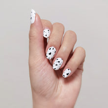Load image into Gallery viewer, Buy Cookies N Cream - Nail Wrap of the Week Premium Designer Nail Polish Wraps & Semicured Gel Nail Stickers at the lowest price in Singapore from NAILWRAP.CO. Worldwide Shipping. Achieve instant designer nail art manicure in under 10 minutes - perfect for bridal, wedding and special occasion.