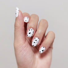 Load image into Gallery viewer, Buy Cookies N Cream - Nail Wrap of the Week Premium Designer Nail Polish Wraps & Semicured Gel Nail Stickers at the lowest price in Singapore from NAILWRAP.CO. Worldwide Shipping. Achieve instant designer nail art manicure in under 10 minutes - perfect for bridal, wedding and special occasion.