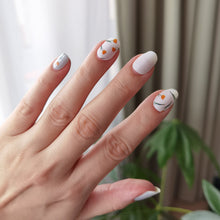 Load image into Gallery viewer, Buy Soft Romance Premium Designer Nail Polish Wraps & Semicured Gel Nail Stickers at the lowest price in Singapore from NAILWRAP.CO. Worldwide Shipping. Achieve instant designer nail art manicure in under 10 minutes - perfect for bridal, wedding and special occasion.