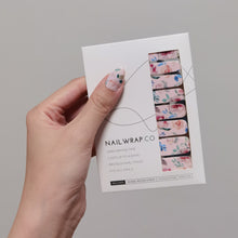 Load image into Gallery viewer, Buy Garden Flowers Premium Designer Nail Polish Wraps & Semicured Gel Nail Stickers at the lowest price in Singapore from NAILWRAP.CO. Worldwide Shipping. Achieve instant designer nail art manicure in under 10 minutes - perfect for bridal, wedding and special occasion.