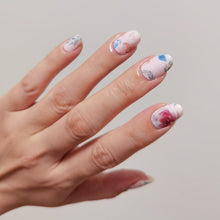 Load image into Gallery viewer, Buy Garden Flowers Premium Designer Nail Polish Wraps & Semicured Gel Nail Stickers at the lowest price in Singapore from NAILWRAP.CO. Worldwide Shipping. Achieve instant designer nail art manicure in under 10 minutes - perfect for bridal, wedding and special occasion.